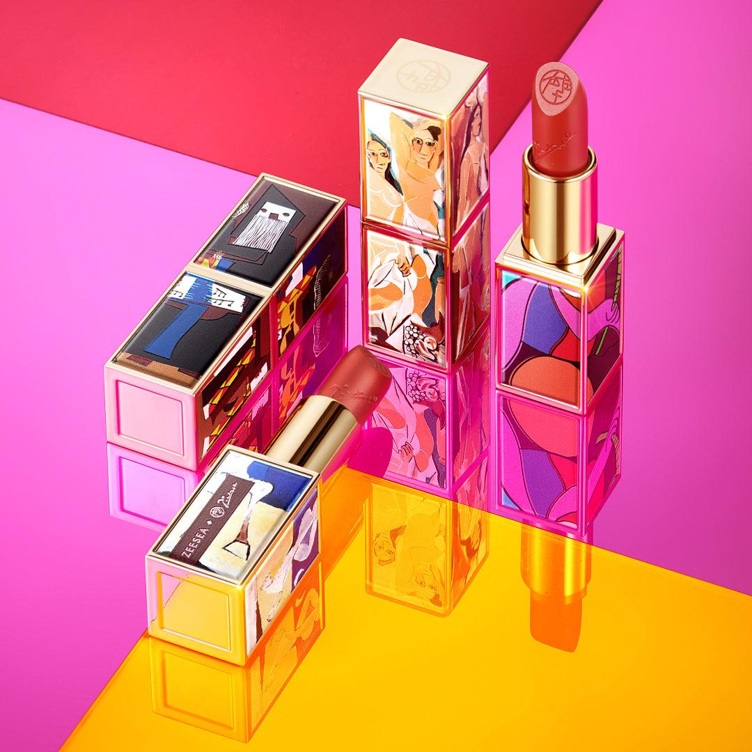 ZEESEA Picasso lipstick is so amazing, cheap and easy to use, comparable to big brands - ZEESEA