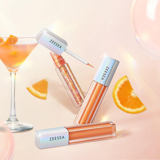 ZEESEA's new orange liquid eyeshadow is too cute✨ - ZEESEA