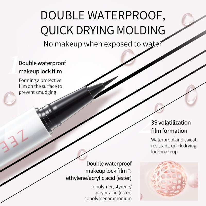 0.1mm Ultra - fine Elf Liquid Eyeliner Pen - ZS - 3842
