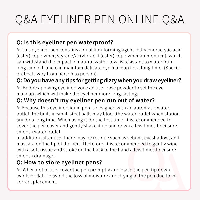 0.1mm Ultra - fine Elf Liquid Eyeliner Pen - ZS - 3842
