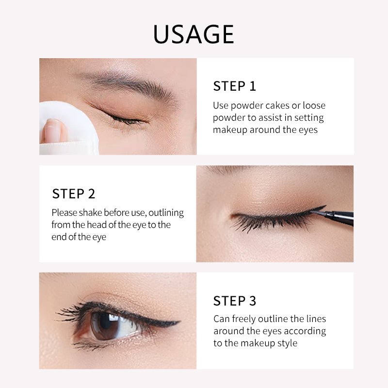 0.1mm Ultra - fine Elf Liquid Eyeliner Pen - ZS - 3842