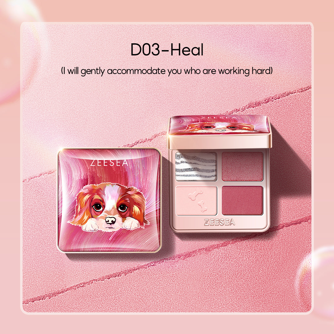 Cure Puppy Eyeshadow Quad - ZEESEA