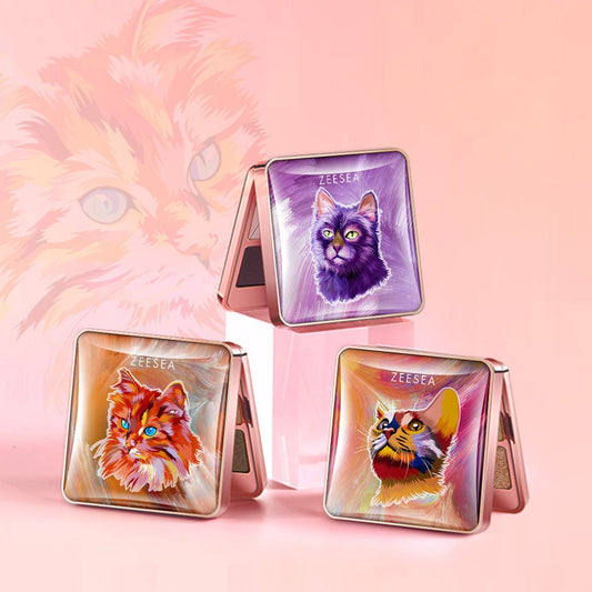 Autumn And Winter Tipsy Kitty Eyeshadow Quad - ZS-2646