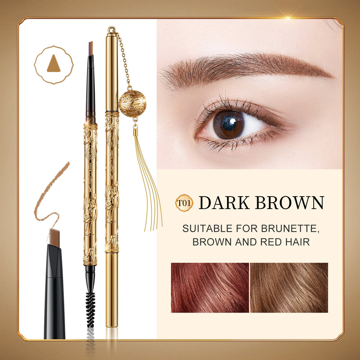 Palace Identity Gilted Tang Eyebrow Pencil - ZG-077