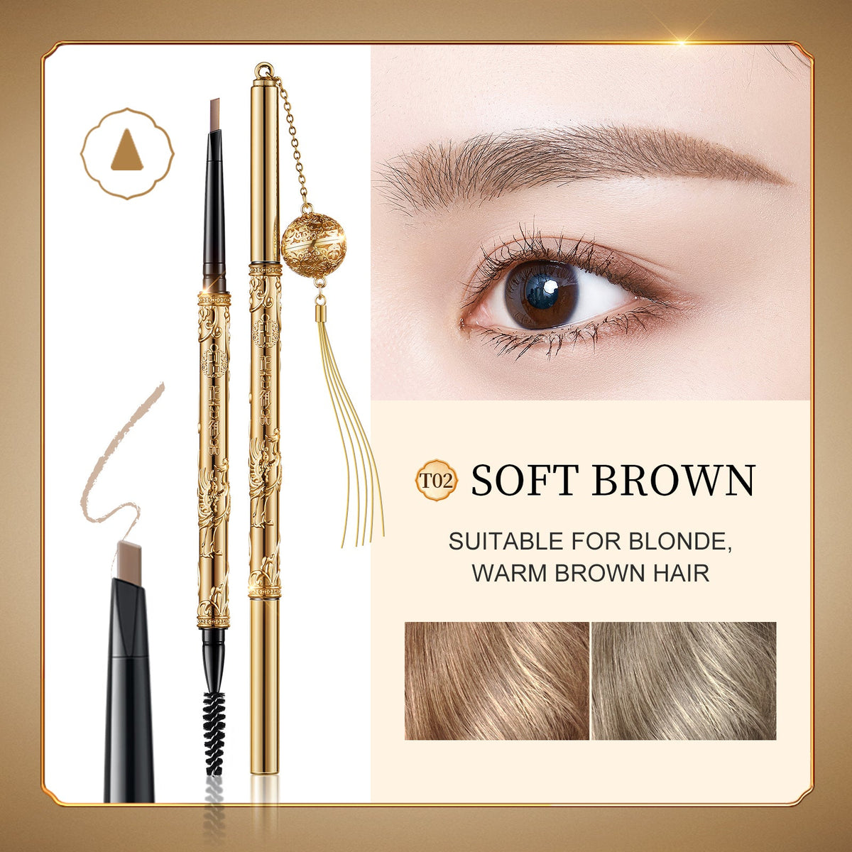 Palace Identity Gilted Tang Eyebrow Pencil - ZG-249
