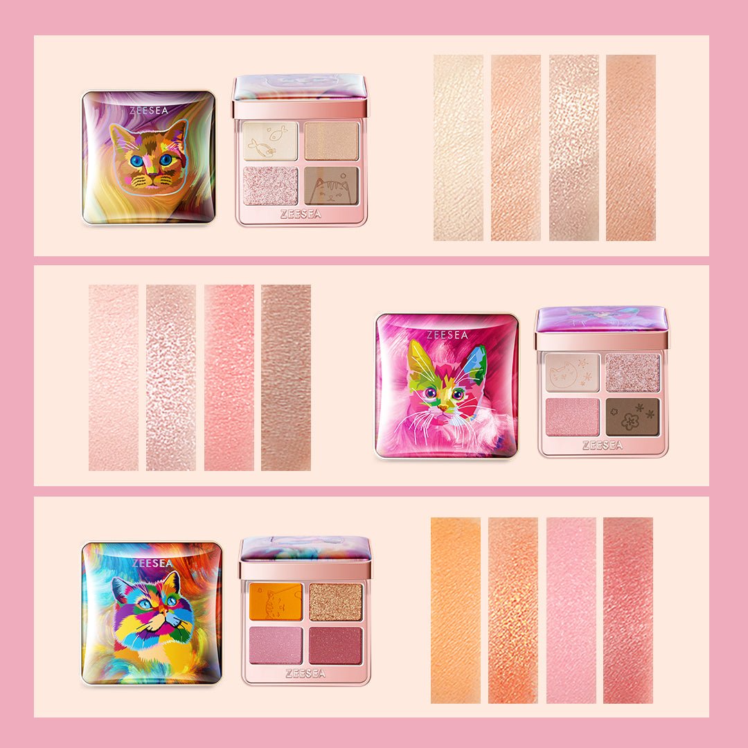 Tipsy Kitty Eyeshadow Quad - ZS-2465