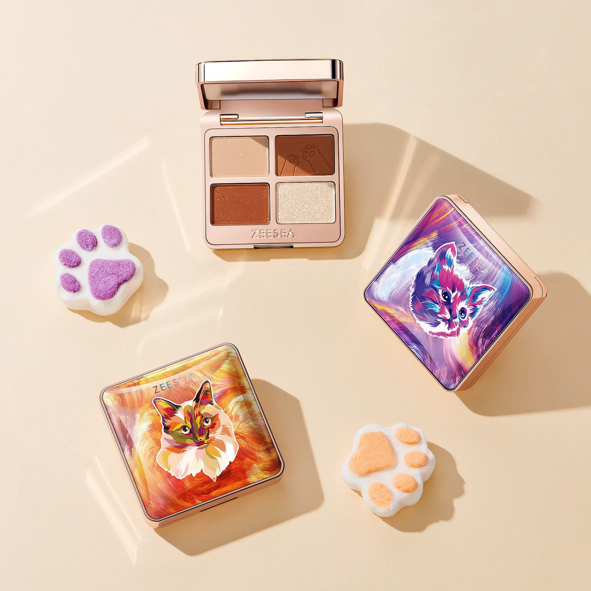 Tipsy Kitty Eyeshadow Quad - ZS-2901